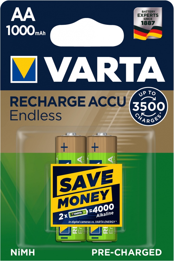 Batterie VARTA RECHARGE ACCU Endless AA B4