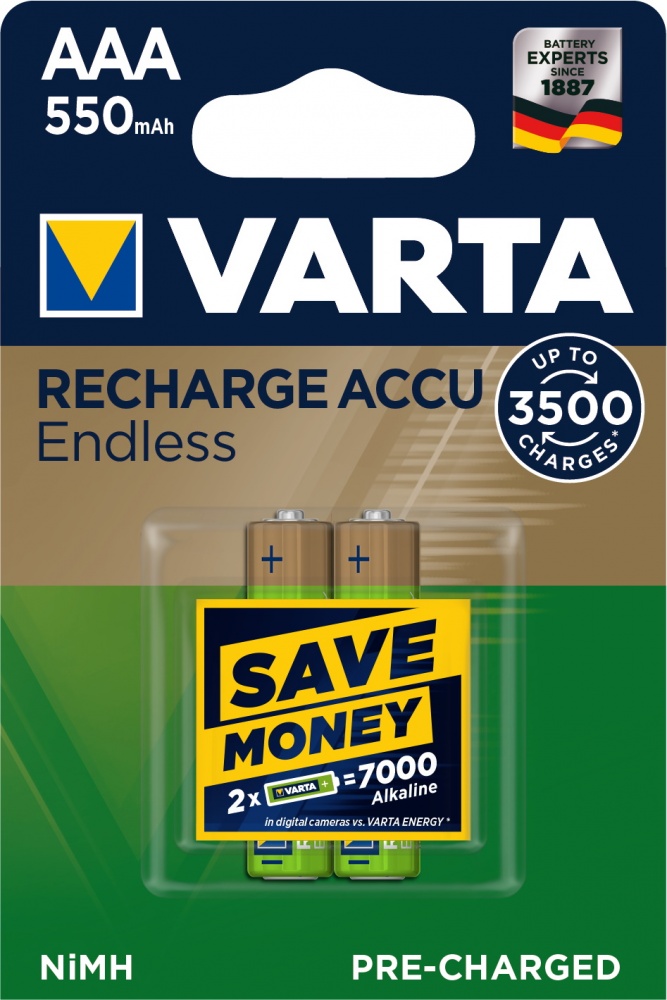 Batterie VARTA RECHARGE ACCU Endless AAA