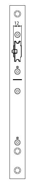Austauschstulp B 9051 0002 24 x 318 x 6 mm Austauschstulp B 9051 0002 24 x 318 x 6 mm