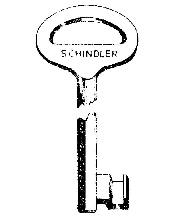 Fahrstuhlschlüssel Schindler 62