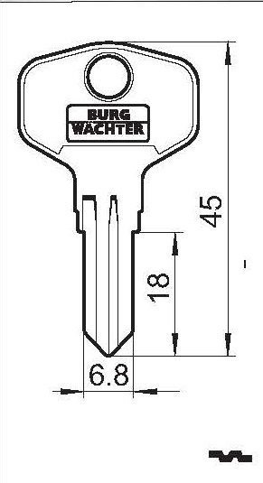 Flachschlüssel 34 W 