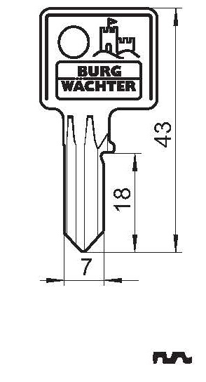 Flachschlüssel 67 R 