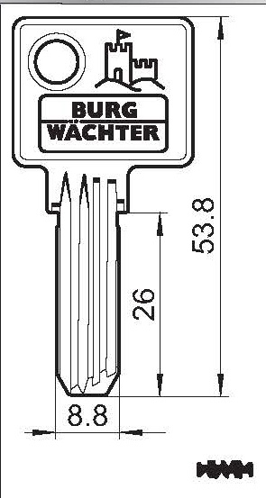 Flachschlüssel 76 W 