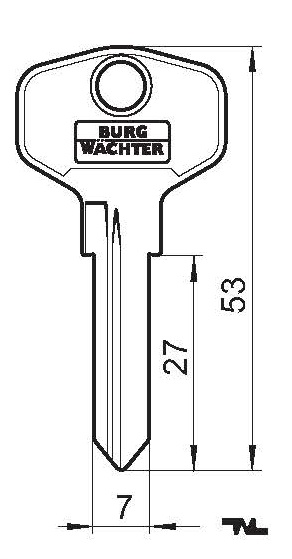 Flachschlüssel 36W Profil V 