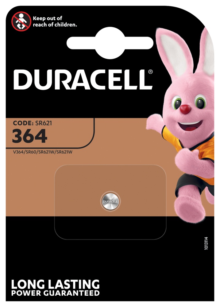 Batterie Duracell 364 Uhrenbatterie B1
