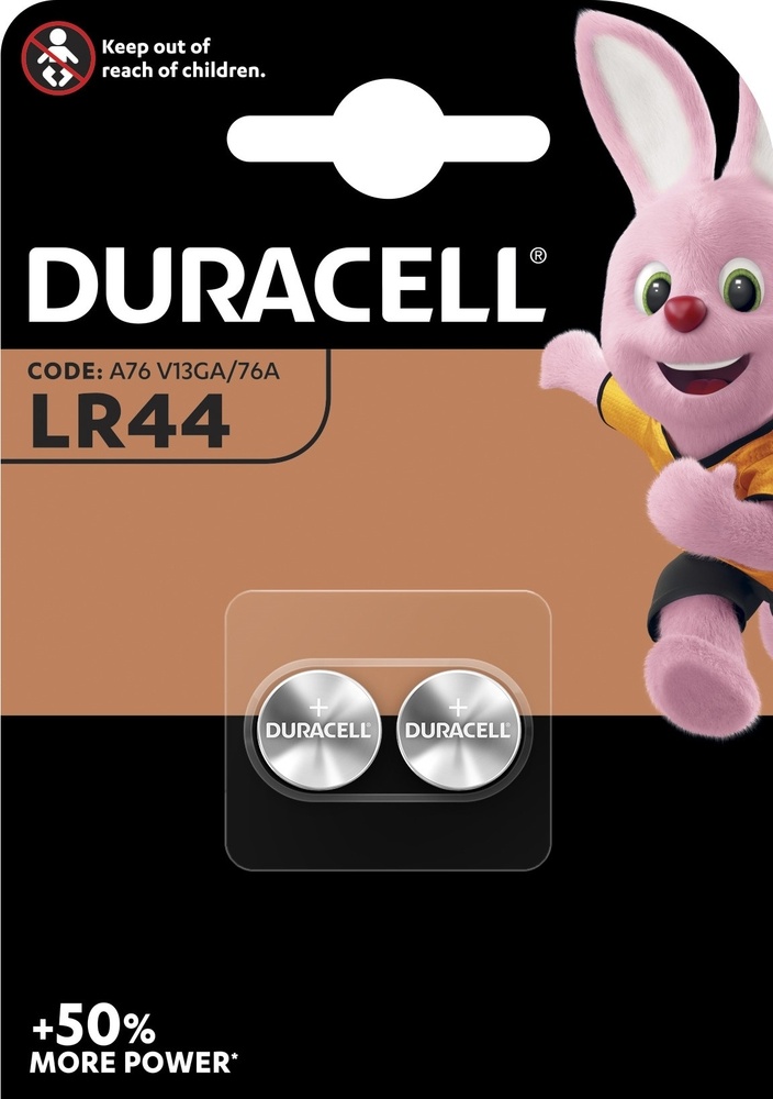 Batterie Duracell LR44 Alkaline-Knopfzellenbatterie B2