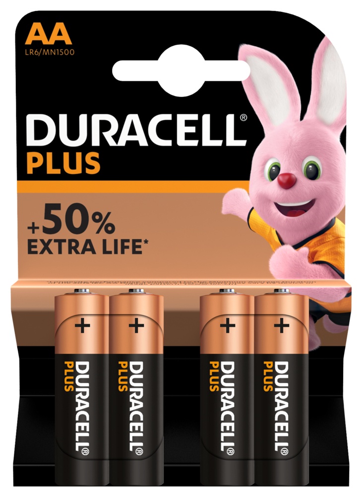 Batterie Duracell Plus-AA Alkaline- Batterie K4