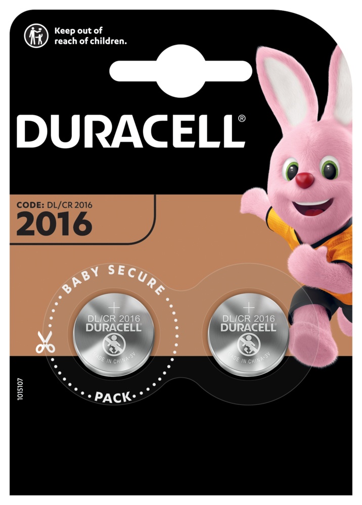 Batterie Duracell Lithium 2016 Knopfzellenbatterie B2