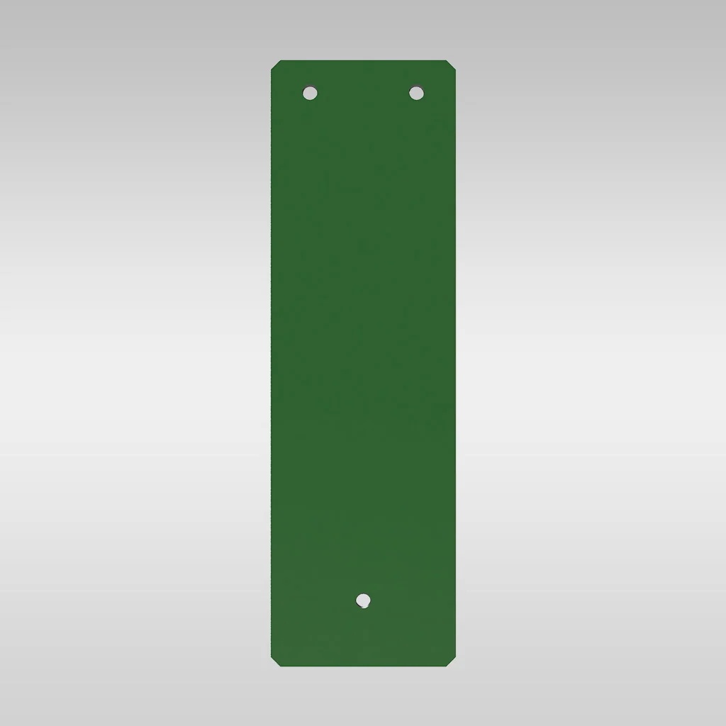 AlertLatch Montageplatte zum Kleben für Brandschutz- und Glastüren EHTW-MP101