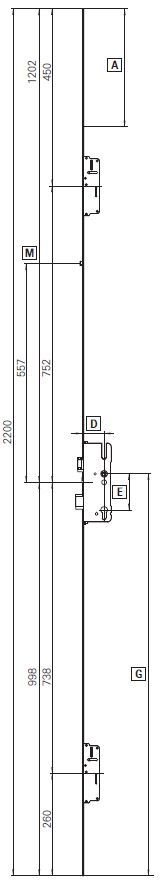 Mechanische Mehrfachverriegelung C600