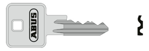 Schlüsselrohling C 50 TI, TI 11