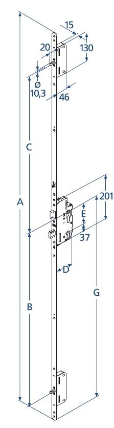 Multisafe Schloss 72mm 855WE