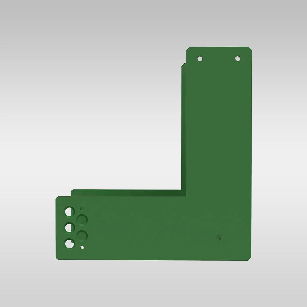 AlertLatch Montageplatte L-Winkel klein für (Glas-) Rahmentüren EHTW-LW101