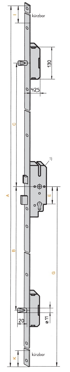 Mehrfachverriegelung AS 2372