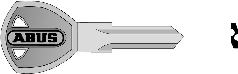 Schlüsselrohling U 72/ W 72