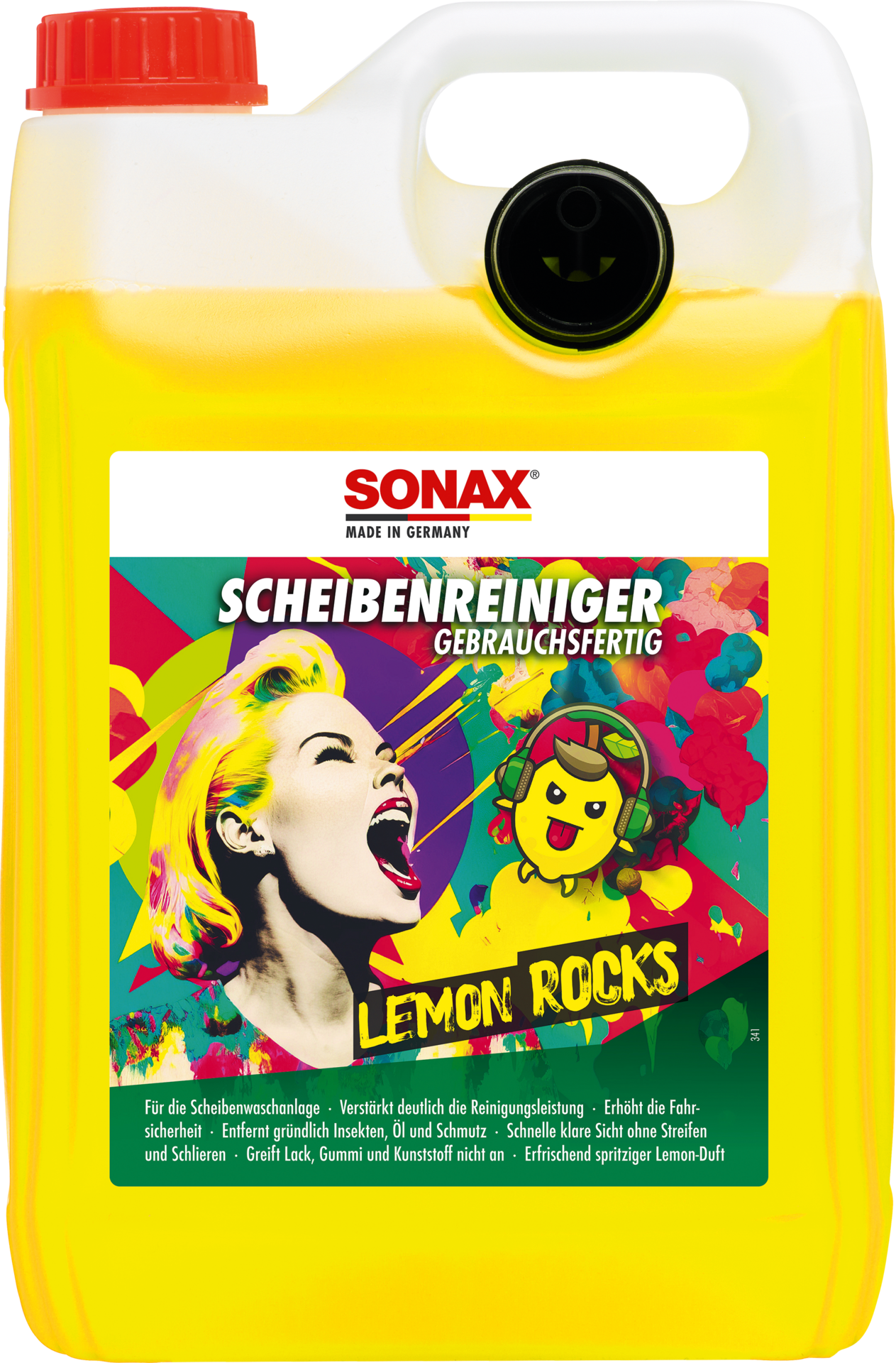 SONAX Scheibenreiniger gebrauchsfertig Lemon Rocks 5L 