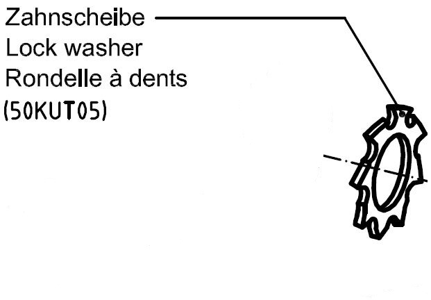 Zahnscheibe für Hebelzylinder