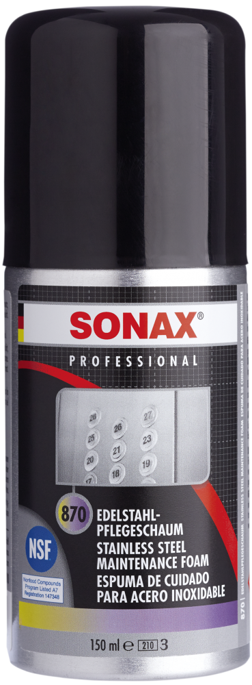 SONAX EdelstahlPflegeSchaum 150ml