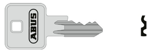 Schlüsselrohling C 42 TI, C 51 TI