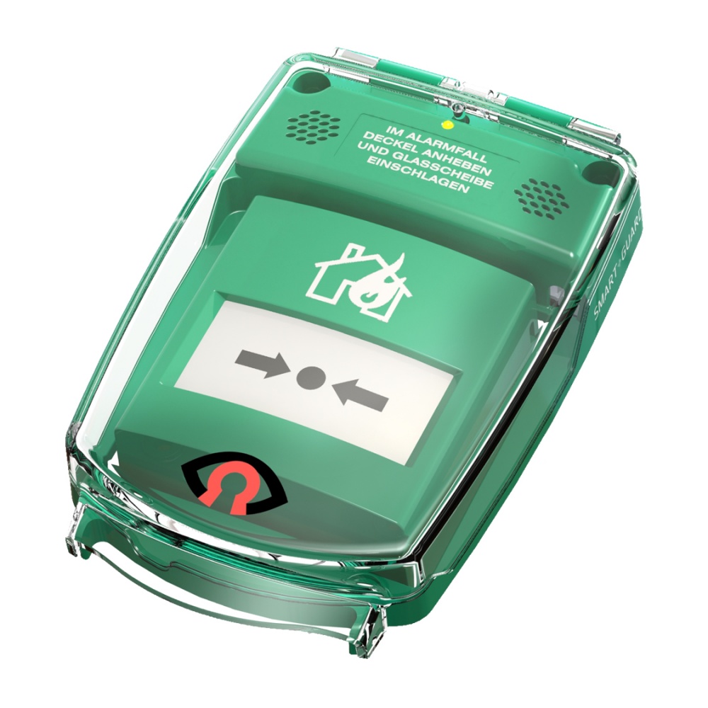 e-Cover® Schalterabdeckung klein grün ohne Spritzwasserschutz