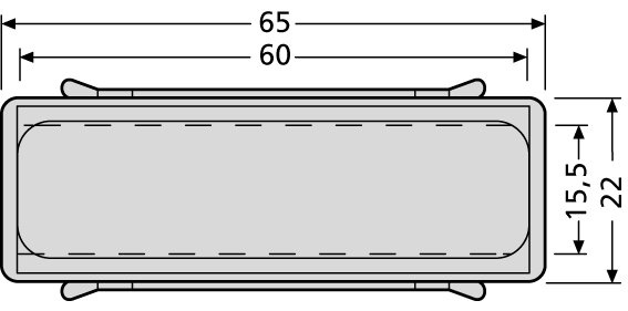 Briefkasten-Namensschild in Tür 97-9-00302