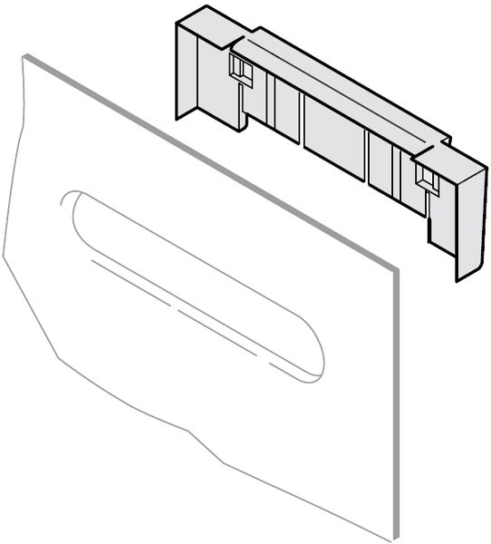 Briefkasten-Namensschildhalterung RSA 97-9-82165