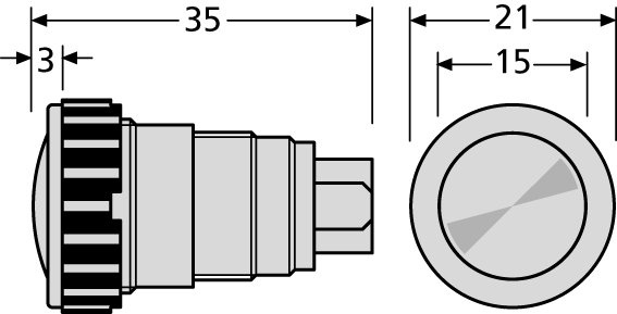 Klingelknopf Antivandalismus-System 97 