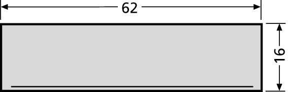 Namensschild-Abdeckung für Tastermodule 