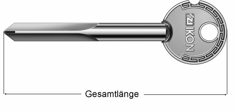 Rohschlüssel S1 oder S2