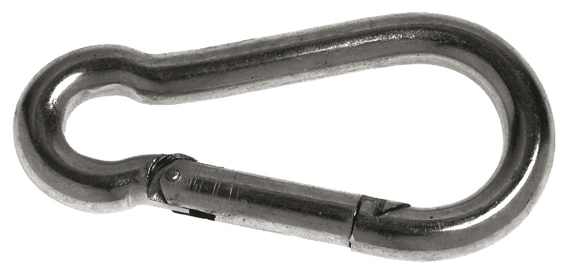 Karabiner Eisen verzinkt oder Aluminium