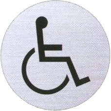 Hinweisschild Behinderten Zugang