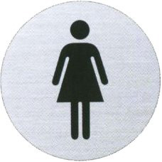 Hinweisschild WC Damen
