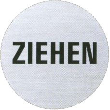 Hinweisschild Ziehen