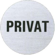 Hinweisschild Privat