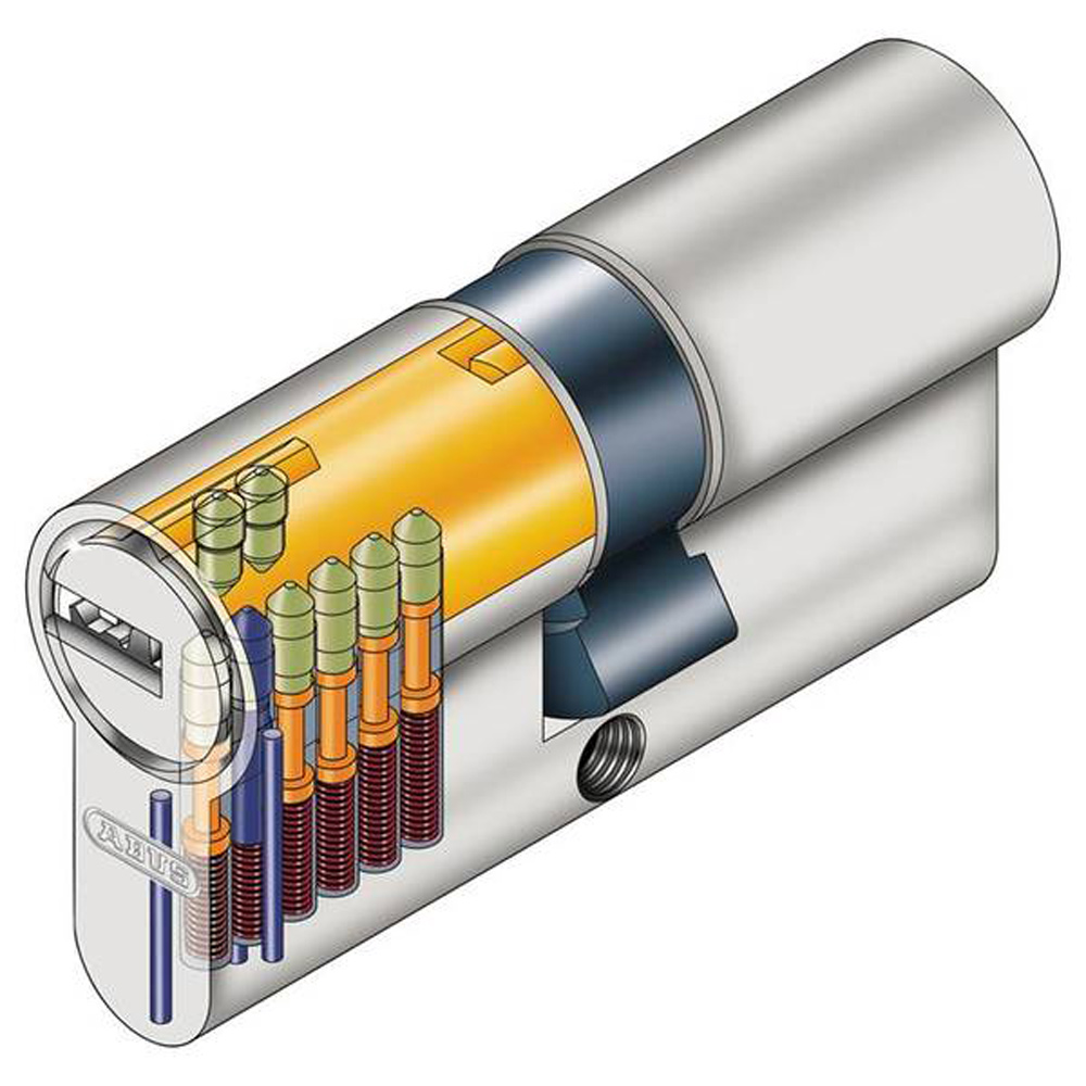 Normalzylinder 333333 EC550 Servicezylinder ohne Schlüssel