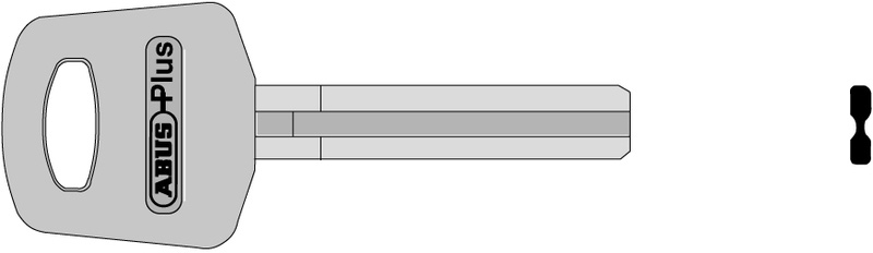 Schlüsselrohling ABUS-Plus NS