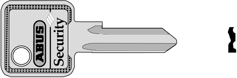 Schlüsselrohling C 50 / C 60 R GK MS