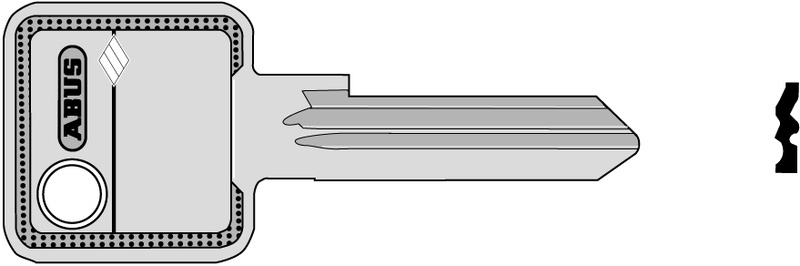 Schlüsselrohling C X4S