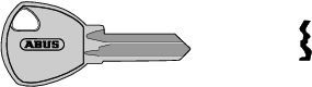 Schlüsselrohling 64TI/40+45