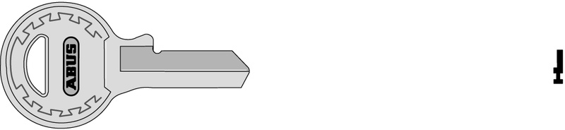 Schlüsselrohling 45/ 20