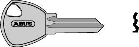 Schlüsselrohling 64TI/50+60