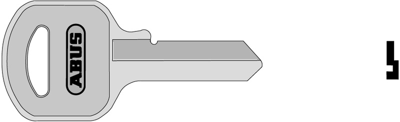 Schlüsselrohling 55/ 60