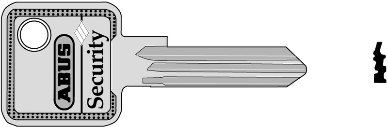 Schlüsselrohling C 98 Profil 33