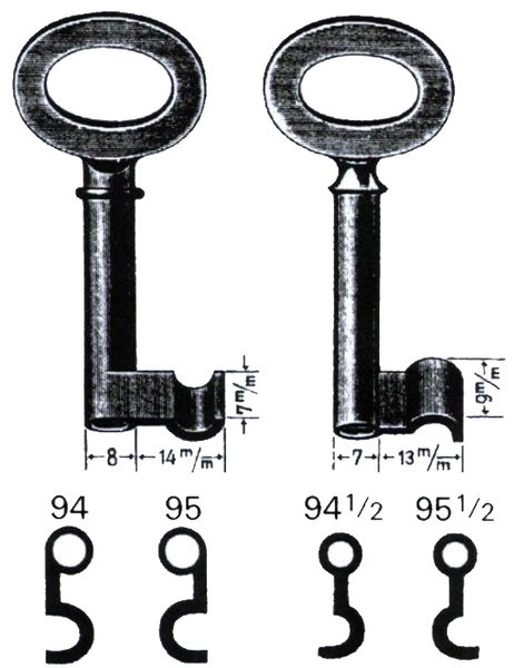 Fahrstuhlschlüssel Flohr 794/4