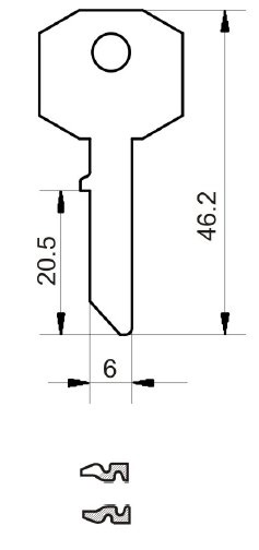 Flachschlüssel 5 