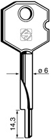 Kreuzbartschlüssel