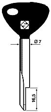 Kreuzbartschlüssel