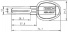 Schlüssel VERSO V109 M