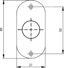 Drückerros. oval 233