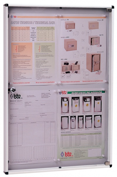 Mitteilungskasten weiß 00127